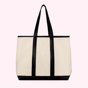 Stoney Clover Lane Large Canvas & Vegan Leather Tote